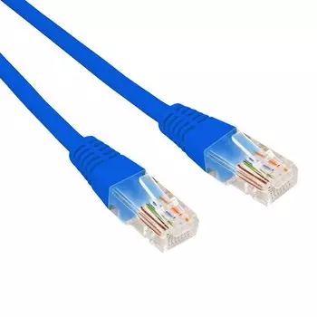 Патч-корд UTP кат.6, 0.3 м, RJ45-RJ45, синий, CU, LSZH, REXANT (02-0294-03)
