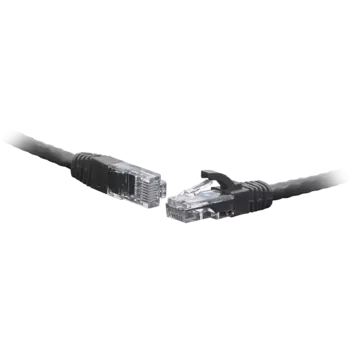 Патч-корд UTP кат.6, 0.3м, RJ45-RJ45, черный, LSZH, SNR (SNR-UU4-6-003-LST-BK)