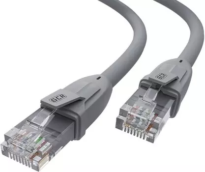 Патч-корд UTP кат.6, 0.5 м, RJ45-RJ45, серый, Greenconnect (GCR) GCR (GCR-55422)