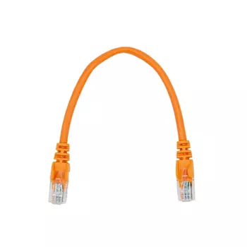 Патч-корд UTP кат.6, 0.5м, RJ45-RJ45, оранжевый, CU, LSZH, ACD (ACD-LPU6Z-5DO)
