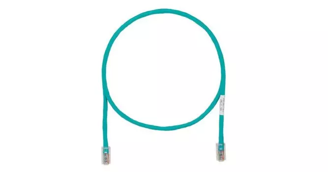 Патч-корд UTP кат.6, 10м, RJ45-RJ45, зеленый, LSZH, PANDUIT (UTP28SP10MGR)