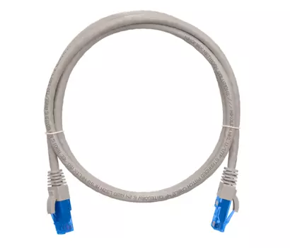 Патч-корд UTP кат.6, 15м, RJ45-RJ45, серый, CU, NIKOMAX (NMC-PC4UE55B-150-GY)