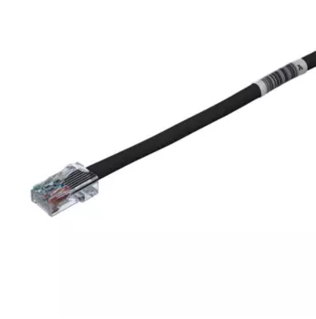 Патч-корд UTP кат.6, 1.5м, RJ45-RJ45, черный, PANDUIT (UTPSP1.5MBLY)