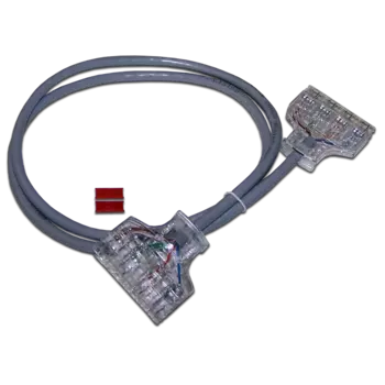 Патч-корд UTP кат.6, 1м, 110-110, серый, Lanmaster (S110P4 - S110P4/LAN-P4-P4-1.0/6)