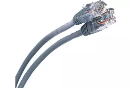 Патч-корд UTP кат.6 1м, RJ45-RJ45, серый, Technolink (TCUTP.6-1m-2)