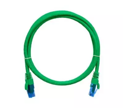 Патч-корд UTP кат.6, 1м, RJ45-RJ45, зеленый, CU, LSZH, NIKOMAX (NMC-PC4UE55B-010-C-GN)