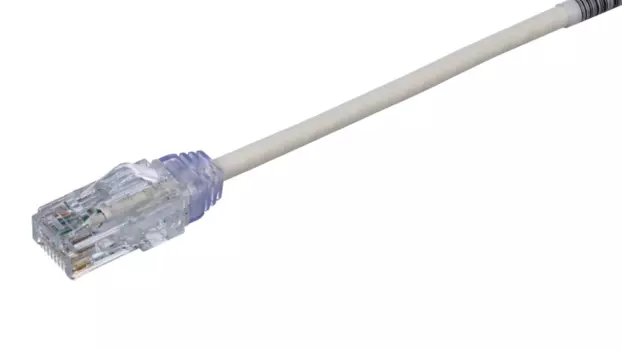 Патч-корд UTP кат.6 1м, RJ45-RJ45, белый, LSZH, PANDUIT (UTP28SP1M)