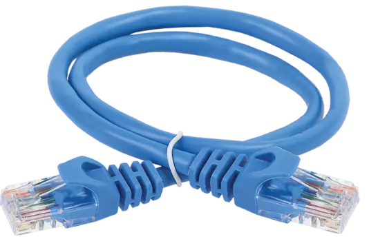 Патч-корд UTP кат.6, 2м, RJ45-RJ45, синий, LSZH, ITK (PC03-C6UL-2M)