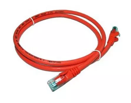 Патч-корд UTP кат.6 2м, RJ45-RJ45, оранжевый, LSZH, Lanmaster (LAN6-45-45-2.0-LSZH)