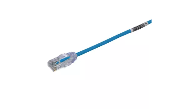 Патч-корд UTP кат.6, 2м, RJ45-RJ45, синий, PANDUIT (UTP28SP2MBU)