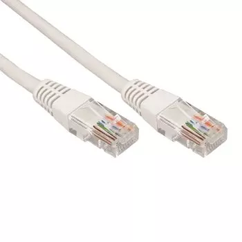 Патч-корд UTP кат.6, 3 м, RJ45-RJ45, серый, CU, LSZH, REXANT (02-0290-3)