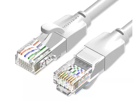 Патч-корд UTP кат.6, 3м, RJ45-RJ45, серый, Vention (IBEHI)