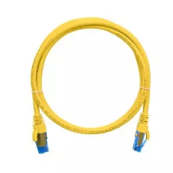 Патч-корд UTP кат.6, 3м, RJ45-RJ45, желтый, CU, LSZH, NIKOMAX (NMC-PC4UE55B-030-C-YL)