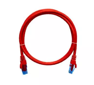 Патч-корд UTP кат.6, 3м, RJ45-RJ45, красный, CU, LSZH, NIKOMAX (NMC-PC4UE55B-030-C-RD)