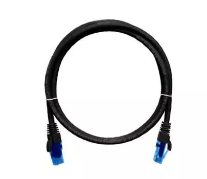 Патч-корд UTP кат.6, 3м, RJ45-RJ45, черный, CU, LSZH, NIKOMAX (NMC-PC4UE55B-030-C-BK)