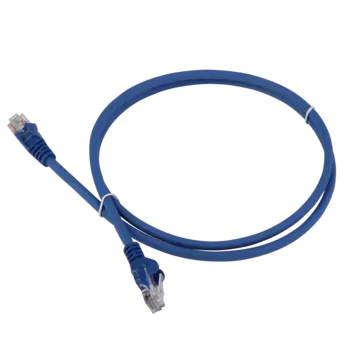 Патч-корд UTP кат.6 3м, RJ45-RJ45, синий, LSZH, Lanmaster (LAN-PC45/U6-3.0-BL)