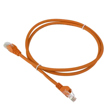 Патч-корд UTP кат.6 3м, RJ45-RJ45, оранжевый, LSZH, Lanmaster (LAN-PC45/U6-3.0-OR)