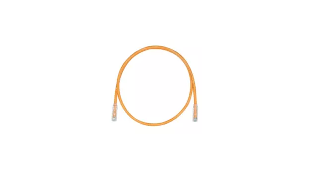 Патч-корд UTP кат.6, 3м, RJ45-RJ45, оранжевый, PANDUIT (UTPSP3MORY)