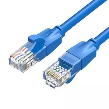 Патч-корд UTP кат.6, 5 м, RJ45-RJ45, синий, CCA, Vention IBE (IBELJ)