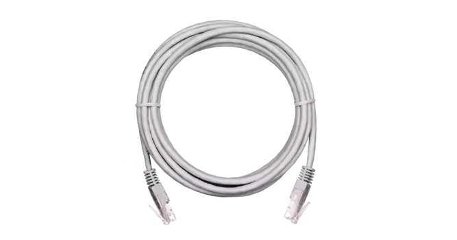 Патч-корд UTP кат.6, 5м, RJ45-RJ45, серый, CU, 10 шт., NETLAN (EC-PC4UE55B-BC-PVC-050-GY-10)