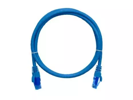 Патч-корд UTP кат.6, 5м, RJ45-RJ45, синий, CU, LSZH, NIKOMAX (NMC-PC4UE55B-050-C-BL)