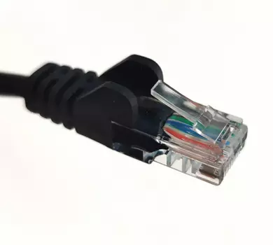 Патч-корд UTP кат.6, 7.5м, RJ45-RJ45, черный, iOpen (ANP612B-BK-7.5M)