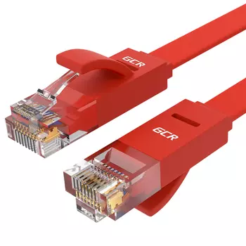 Патч-корд UTP кат.6 7.5м, RJ45-RJ45, красный, Greenconnect (GCR-LNC624-7.5m)