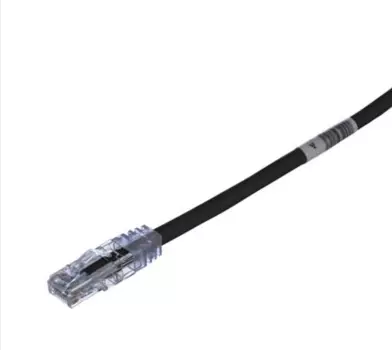 Патч-корд UTP кат.6, 7м, RJ45-RJ45, черный, PANDUIT (UTPSP7MBLY)