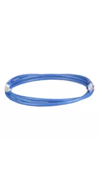Патч-корд UTP кат.6a, 20м, RJ45-RJ45, синий, Panduit Pan-Net ( UTP6AX20MBU)
