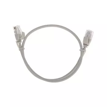Патч-корд UTP кат.6a, 3 м, RJ45-RJ45, серый, CU, LSZH, REXANT (02-0380-3)