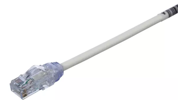 Патч-корд UTP кат.6a, 4м, RJ45-RJ45, белый, LSZH, PANDUIT (UTP28X4M)