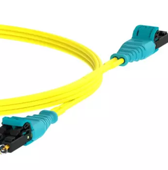 Патч-корд оптический Panduit, LC, одномодовый, 9/125, OS2, двойной, 1м, желтый (F92ELQ1Q1SNM001)