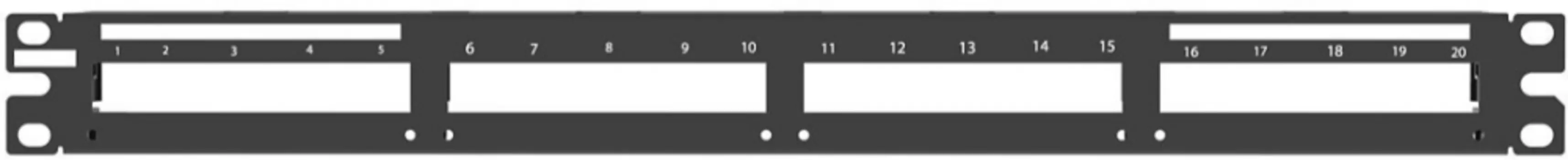 Патч-панель 19" 1U, неукомплектованная, порты: 24, экранированная, черный, QSP24BL, PANDUIT (QSP24BL)