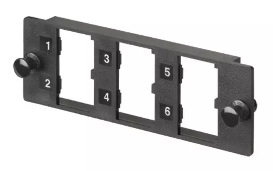 Патч-панель, неукомплектованная, порты: 6, черный, FMP6, PANDUIT (FMP6)