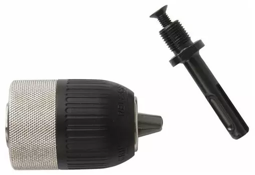 Патрон быстрозажимной ПРАКТИКА, d= 2мм-13мм, посадочное отверстие 1/2 (031-006)