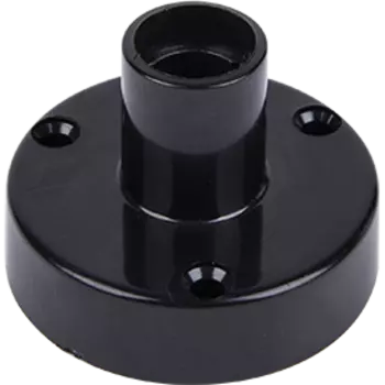 Патрон карболитовый Ecola base для светодиодных/накаливания/энергосберегающих ламп, безрезьбовой прямой с винтовыми клеммами, черный ( AB4NSCEAY)