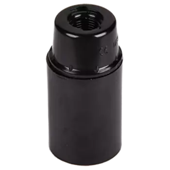 Патрон карболитовый Ecola base для светодиодных/накаливания/энергосберегающих ламп, черный ( AB4TSBEAY)