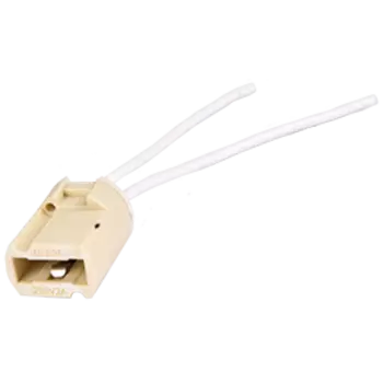 Патрон керамический Ecola base для галогенных/светодиодных ламп, белый ( AB09LWEAY)