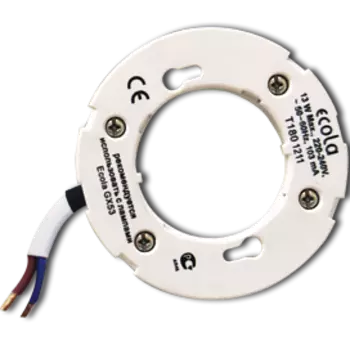 Патрон пластиковый Ecola Base для светодиодных ламп, белый (GX53BPECB)