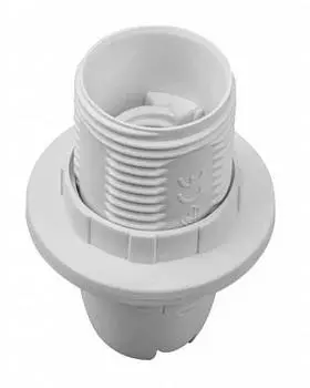 Патрон пластиковый REV для светодиодных/накаливания/энергосберегающих ламп, белый (24622 0)