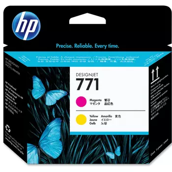 Печатающая головка HP 771 Designjet (пурпурный/желтый) (CE018A)