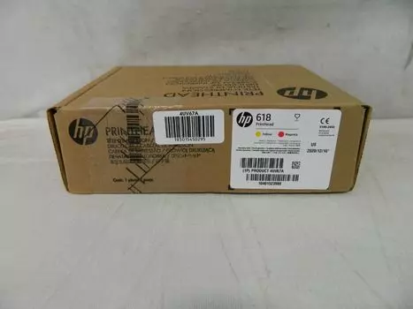 Печатающая головка HP HP 618, пурпурный/желтый (4UV67A)