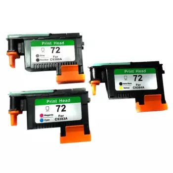 Печатающая головка NV Print, черный матовый/черный для фото/голубой/пурпурный/желтый/серый для HP Designjet C9380A/C9383A/C9384A (NV-C9380/9383/9384A-RE) восстановленная