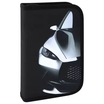 Пенал Brauberg Premium Fast car, 1 отделение, черный (270724)