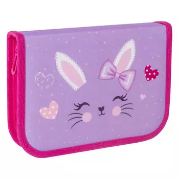 Пенал ЮНЛАНДИЯ by Tiger Family Little princess, 1 отделение, сиреневый (229988)