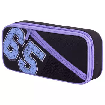 Пенал-косметичка Brauberg Scholar Purple, 1 отделение, фиолетовый (270847)