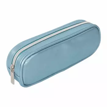 Пенал-косметичка Brauberg SPARKLE Blue, 2 отделения, синий (270051)