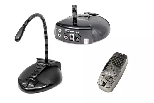 Переговорное устройство КОМКОМ DD-205T HF, "клиент-кассир", черный (DD-205T HF)