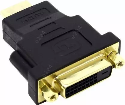 Переходник (адаптер) HDMI(19M)-DVI(25F), черный 5bites (DH1807G)