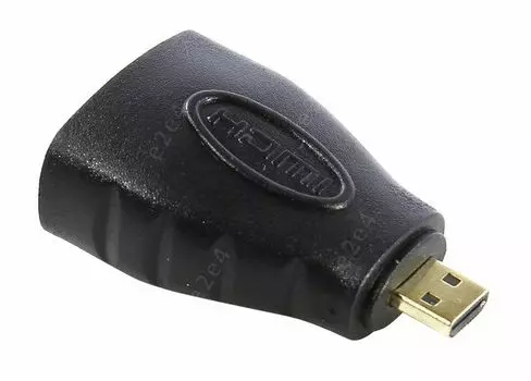 Переходник (адаптер) HDMI(19F)-Micro HDMI(19M), черный 5bites (HH1805FM-MICRO)